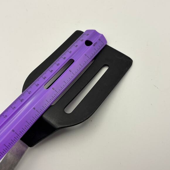 AMCO Stainless Steel Slotted Turner Spatula Rust Proof Nylon Head Kitchen Tool - Picture 3 of 4